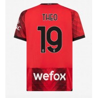 Koszulka piłkarska AC Milan Theo Hernandez #19 Strój Domowy 2023-24 tanio Krótki Rękaw